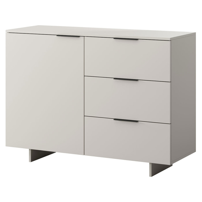 Canterbury - buffet bas - beige - 3 tiroirs et 1 porte - 120 cm - Beige