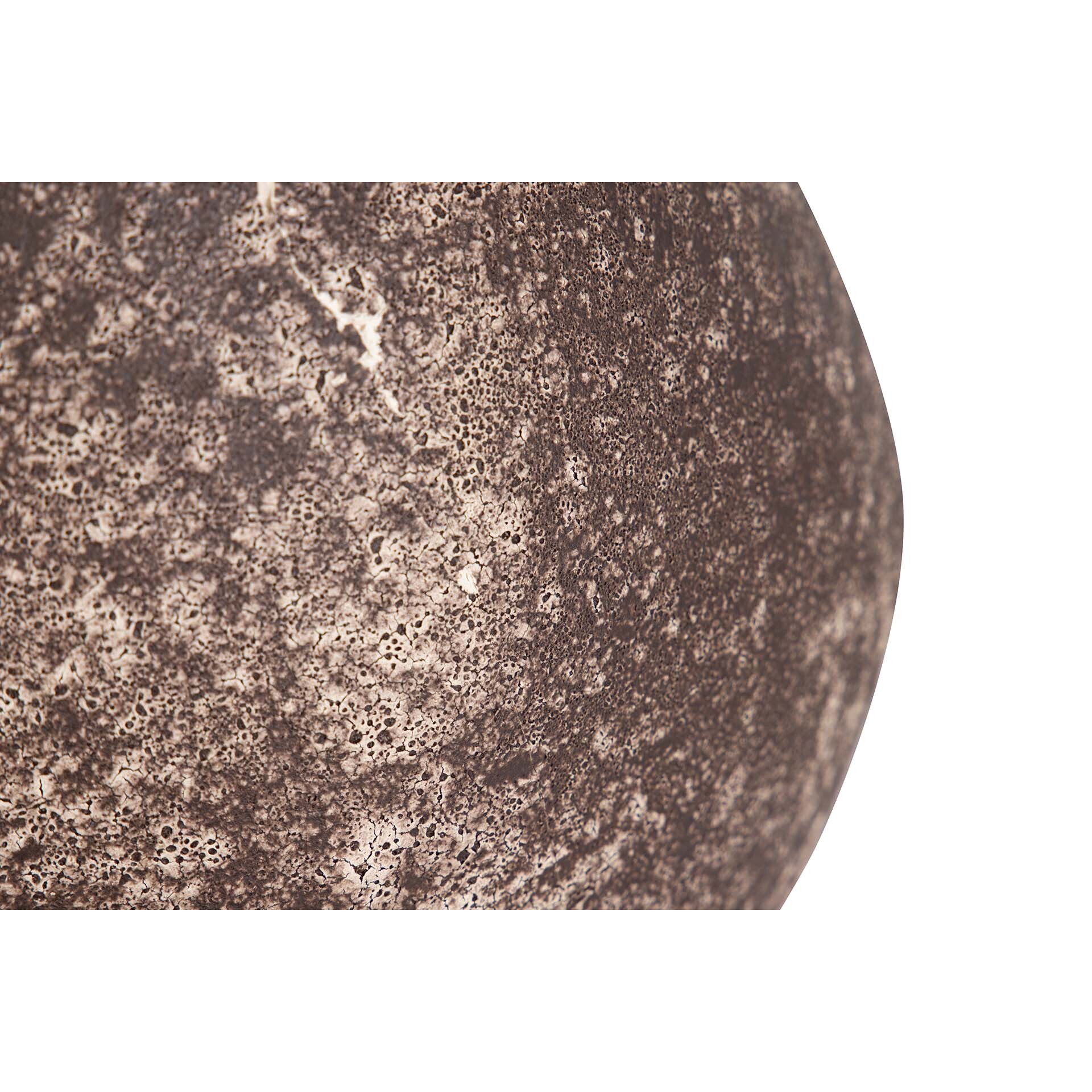 Florero Ceramica Marron 25x20x42 Cm