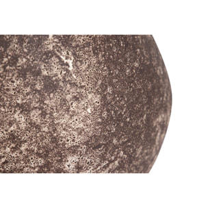 Florero Ceramica Marron 25x20x42 Cm