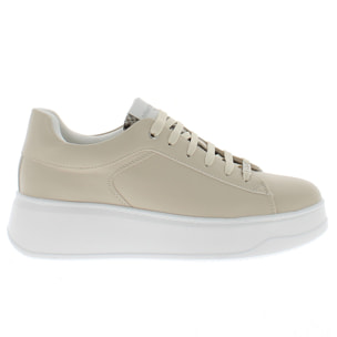Armata di Mare Scarpe Donna Sneakers Basse con Soletta in Memory Foam AMD S61H36 White Grey Rock Silver