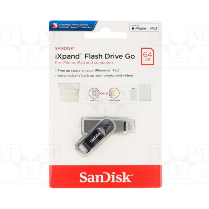 Clé USB iPhone SANDISK 64go iXpand Flash Drive lightning + USB