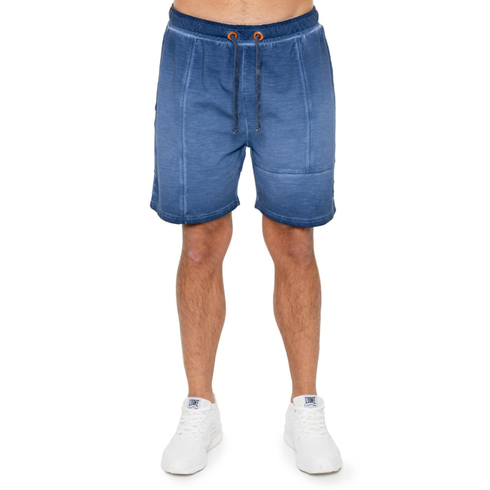 Bermudas de hombre con efecto desgastado