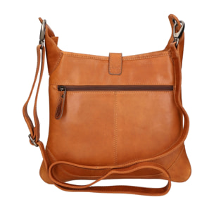 Borsa a tracolla da uomo in vera pelle - Modello False - RFID - 30.0 x 26.0 x 2.0 cm