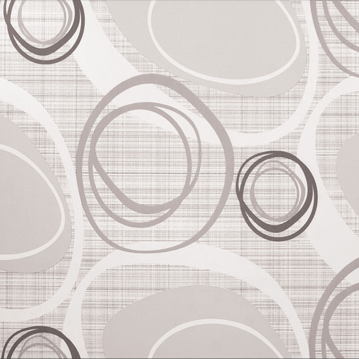 Sous-nappe protectrice imprimée cercles - Gris