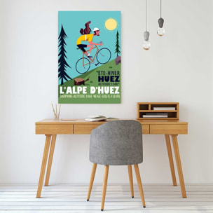 Tableau  la montée de l'alpe d'huez Tableau plexiglas
