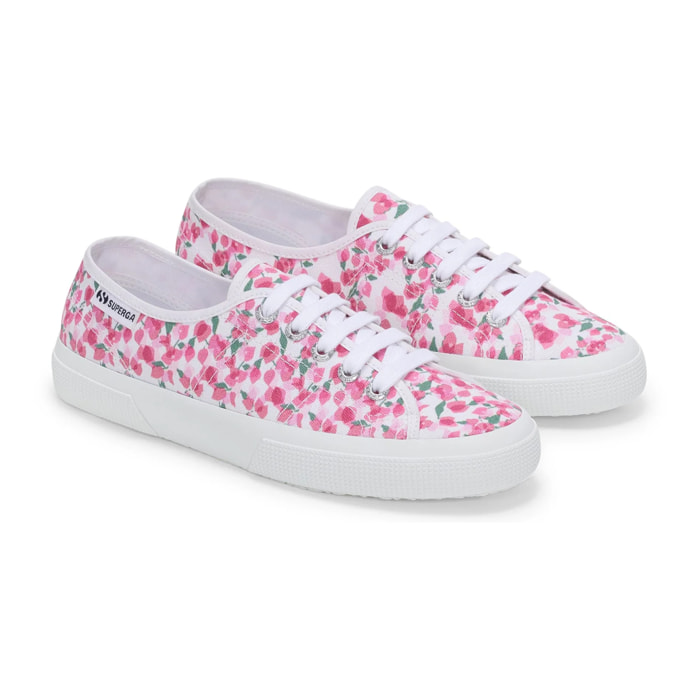 Superga - Donna Bianco - 3750 Bouganvillea Print Leggera