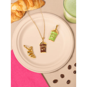 Charm Matcha Baño Oro