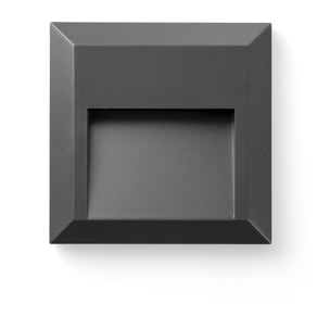 GRANT SQ Aplique gris oscuro