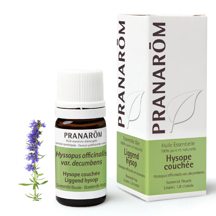 Pranarom - Huile Essentielle d'Hysope couchée - 5 ml