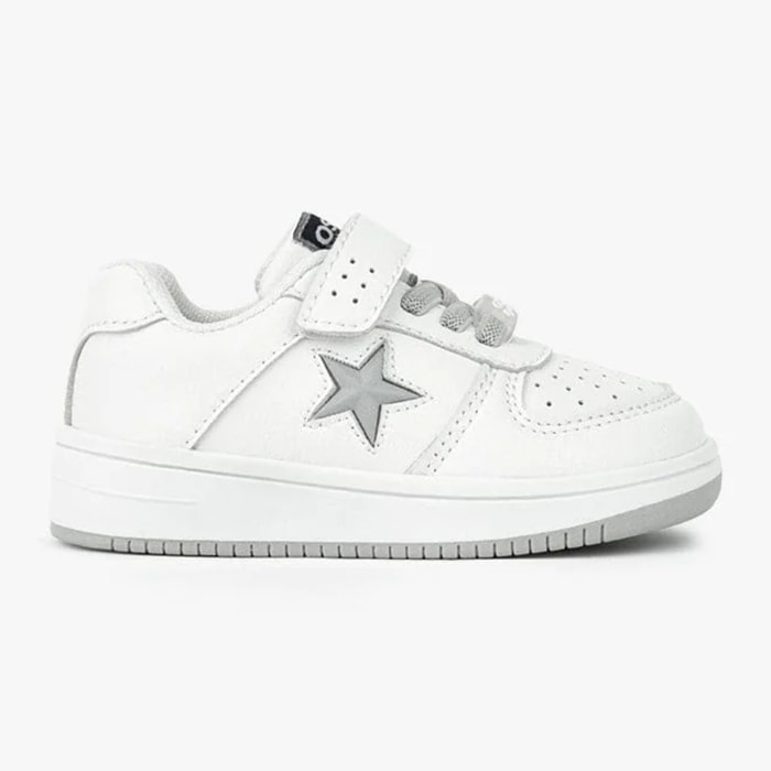 Sneakers bianche luminose per bambini