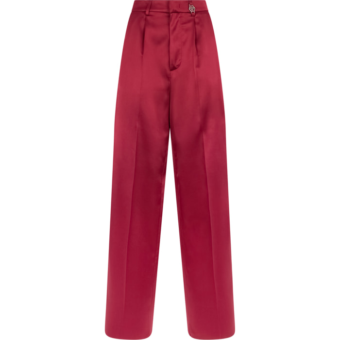 PHILIPP PLEIN Satin Dame Fit Trousers