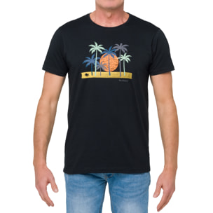 T-shirt in cotone 150 gr Hot Buttered Waigeo nero