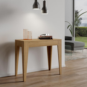 Console extensible 90x42/198 cm Isotta Small Chêne Nature