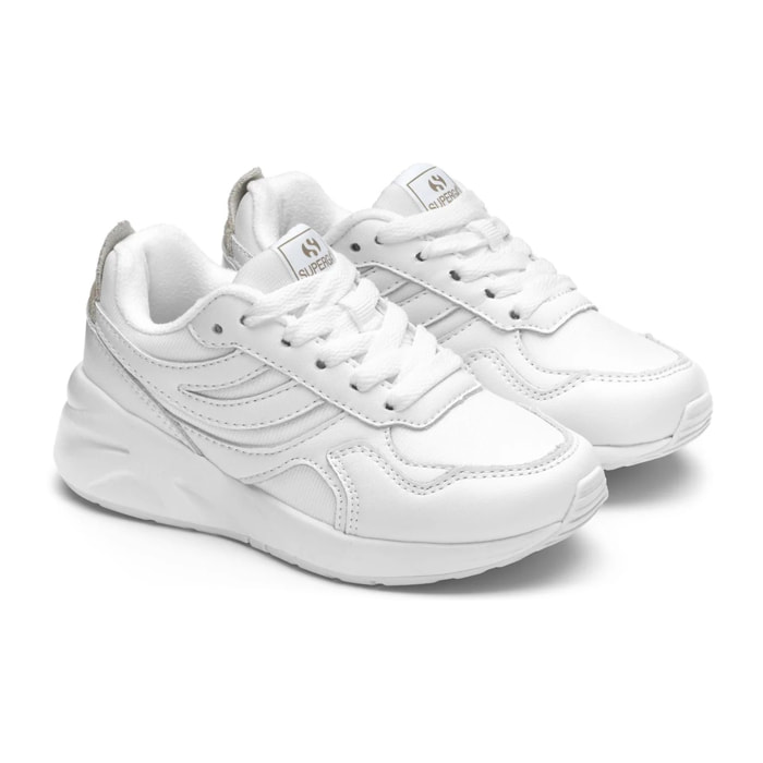 Superga - Sneakers Bambino/a Bianco - 4073 KIDS TRAINING NAPPA LEATHER