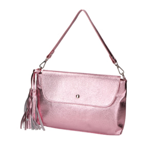 Borsa a spalla  da donna In Vera pelle Made in Italy 28x10x6 cm