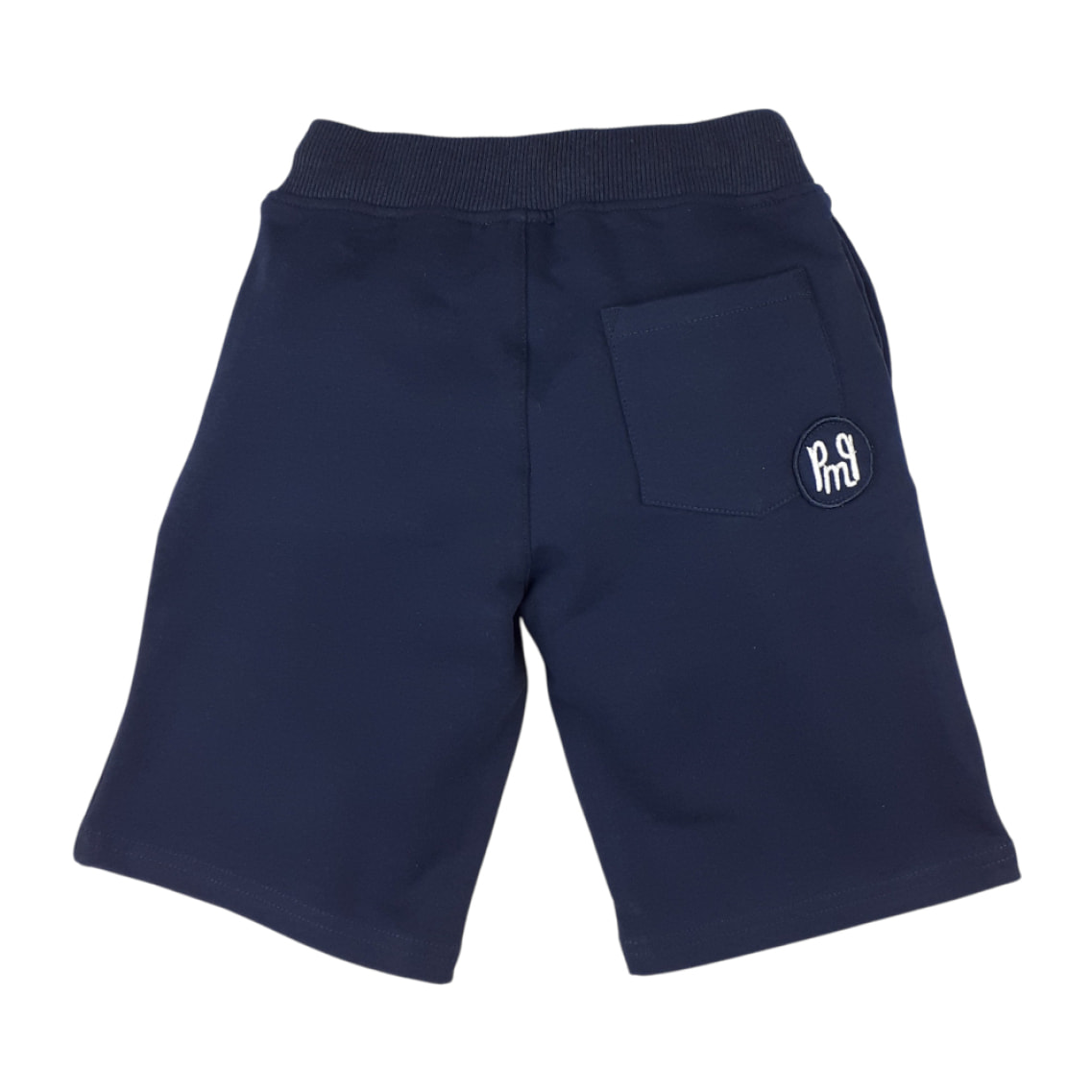 BERMUDA FELPA ESTIVA BLU DETTAGLI GIALLI