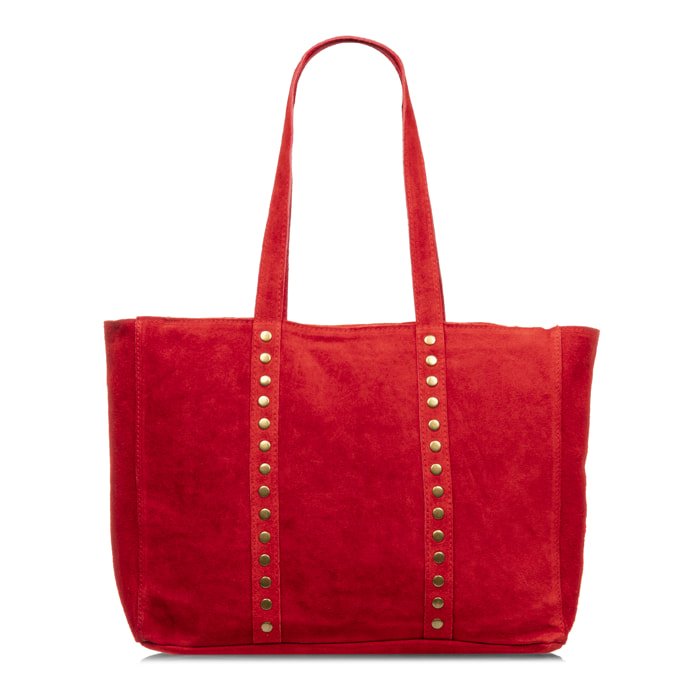 Alonte borsa a spalla donna. Vera pelle scamosciata.