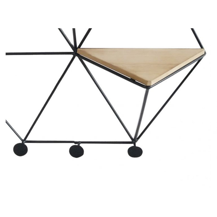 Étagère murale géométrique avec 2 tablettes - TRIA