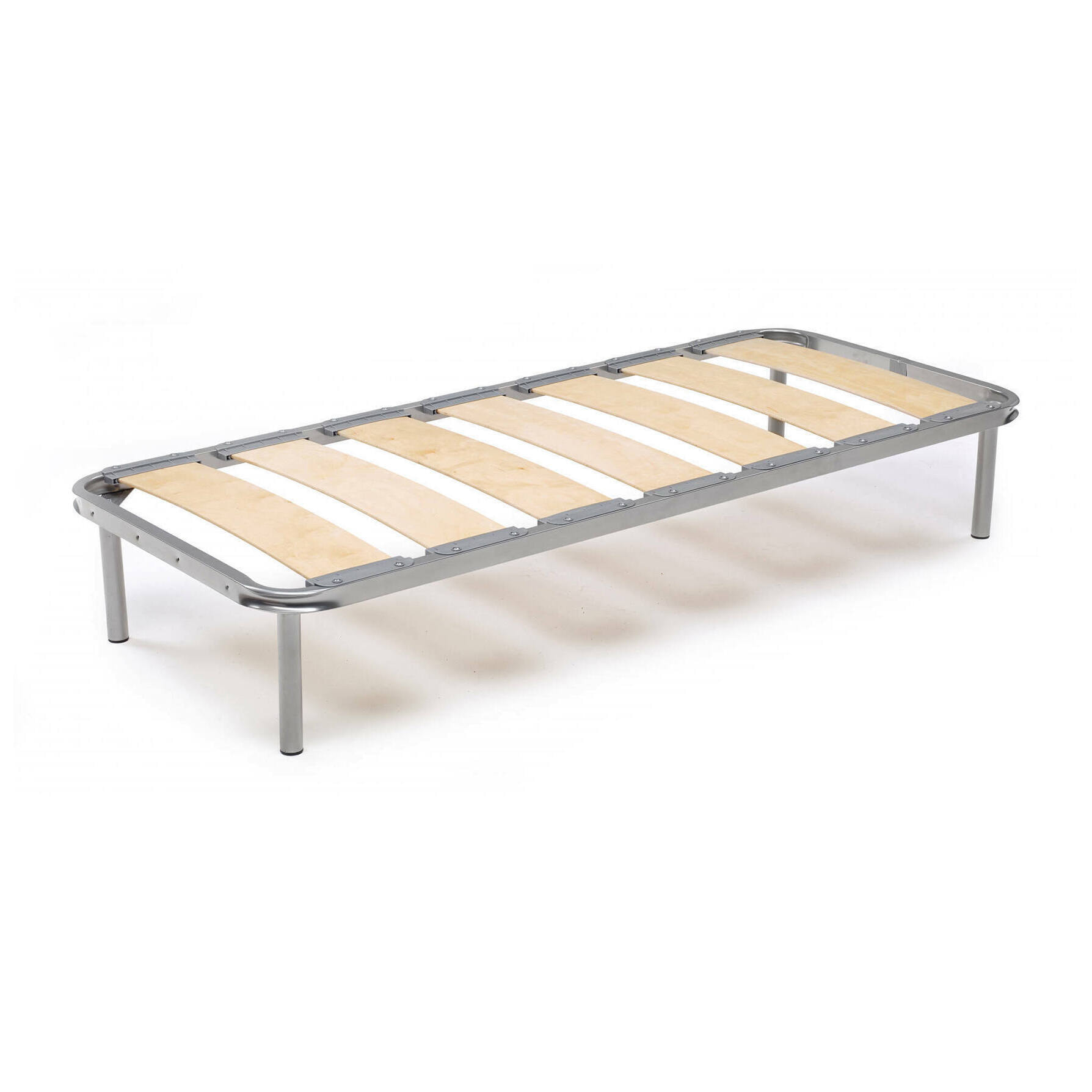 Rete letto singolo Arthurista, Rete ortopedica a doghe larghe, 100% Made in Italy, Cm 80x190h 31