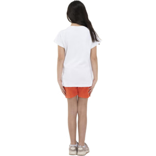 T-shirt in spugna da bambina Color