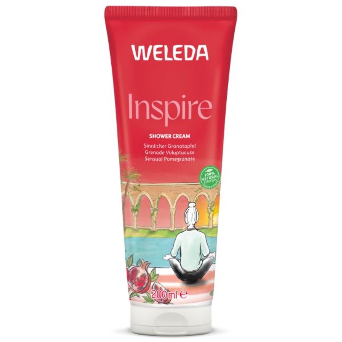WELEDA - Crème de Douche Inspire Grenade Voluptueuse – 200ml