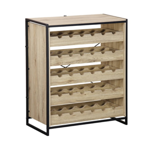 Etagères range bouteilles. Loft. 5 tiroirs. 5 étagères L 75 CM x l 40 CM x H 90 CM