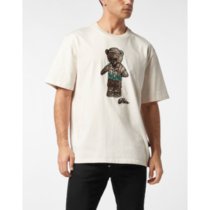 PHILIPP PLEIN Camiseta de cuello redondo y manga corta TEDDY