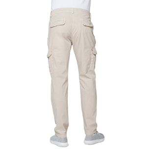Pantalone cargo Hot Buttered Jasper Beige.