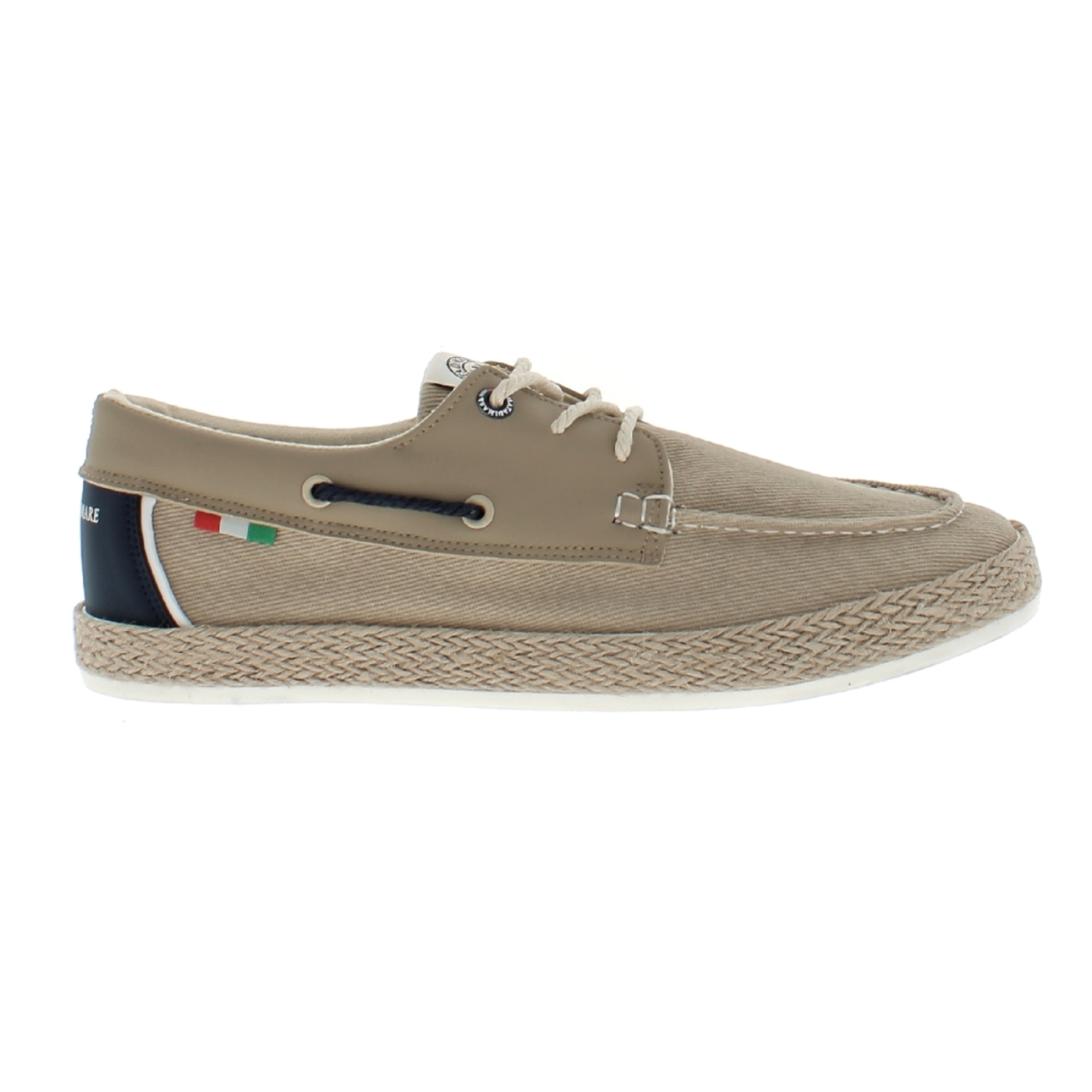 Armata di Mare Scarpe Uomo Espadrillas Stringate con Soletta Comfort AMU S24N525 Beige