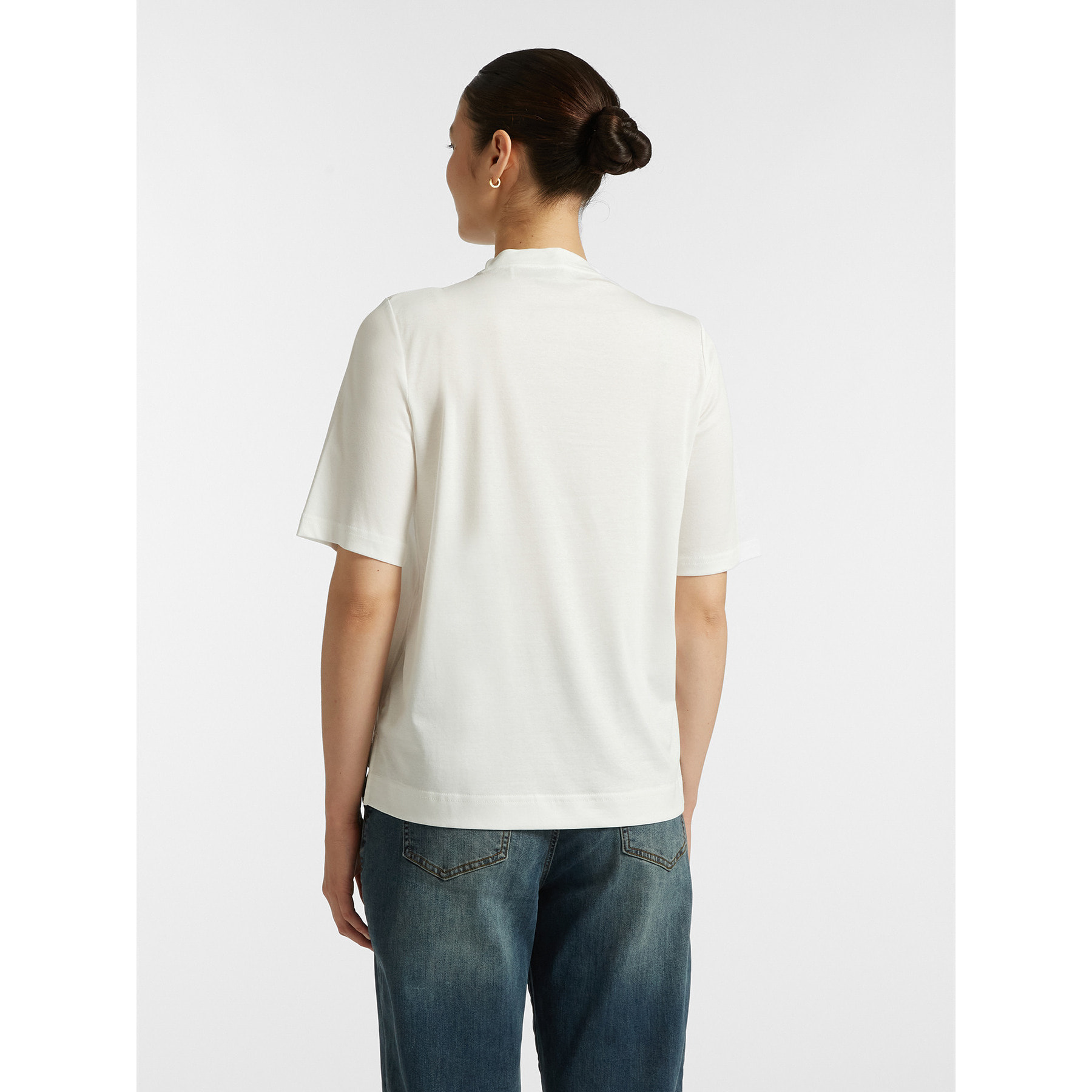 Elena Mirò - Camiseta con libélula - Blanco