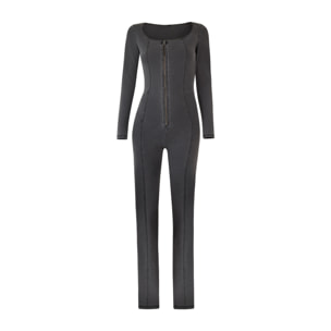 Tuta jumpsuit WR.UP® effetto push up con fondo a zampa