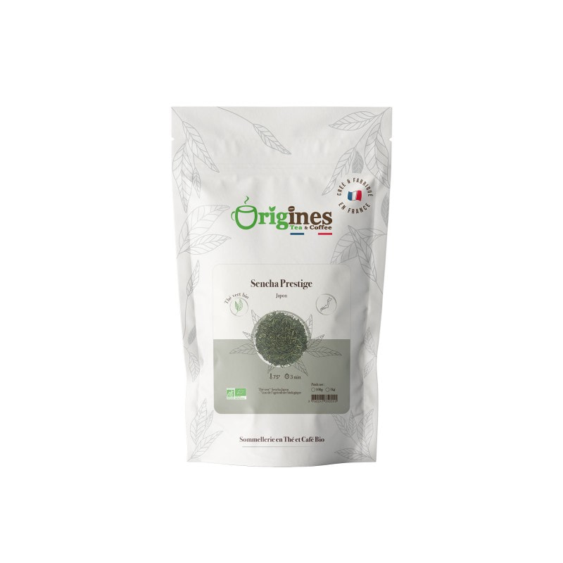 Sencha Prestige - Thé vert Bio du Japon - Sachet 100g