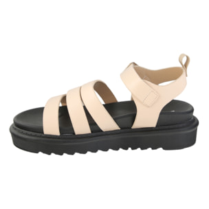 Sandali platform con fasce