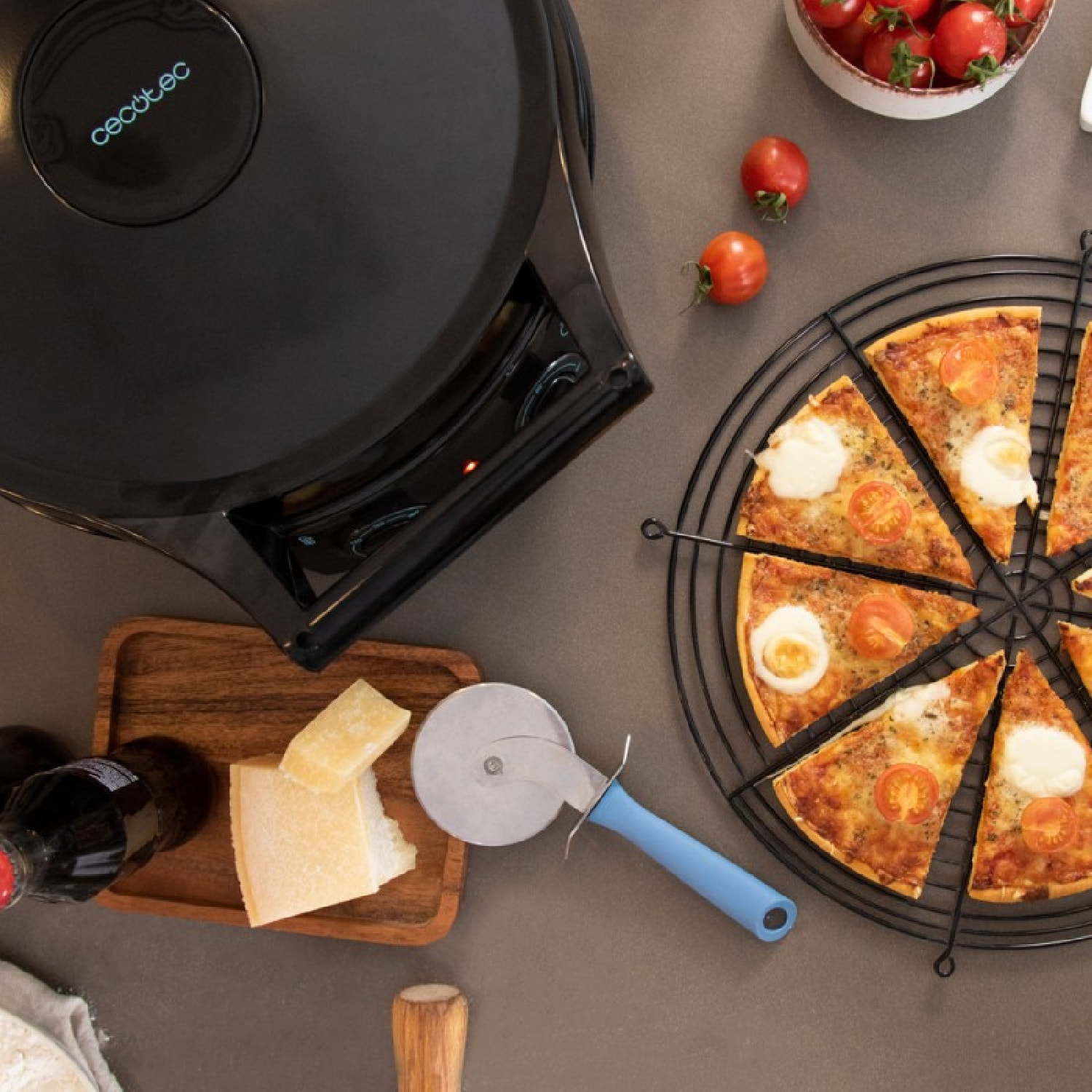Cecotec Pizza maker Appareil à pizza Fun Pizza&Co