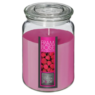 Bougie parfumée framboise 510g