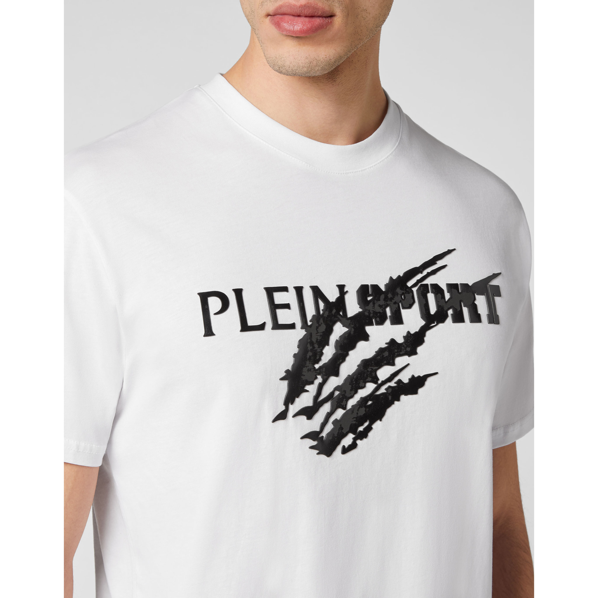 PLEIN SPORT T-Shirt Round Neck SCRATCH