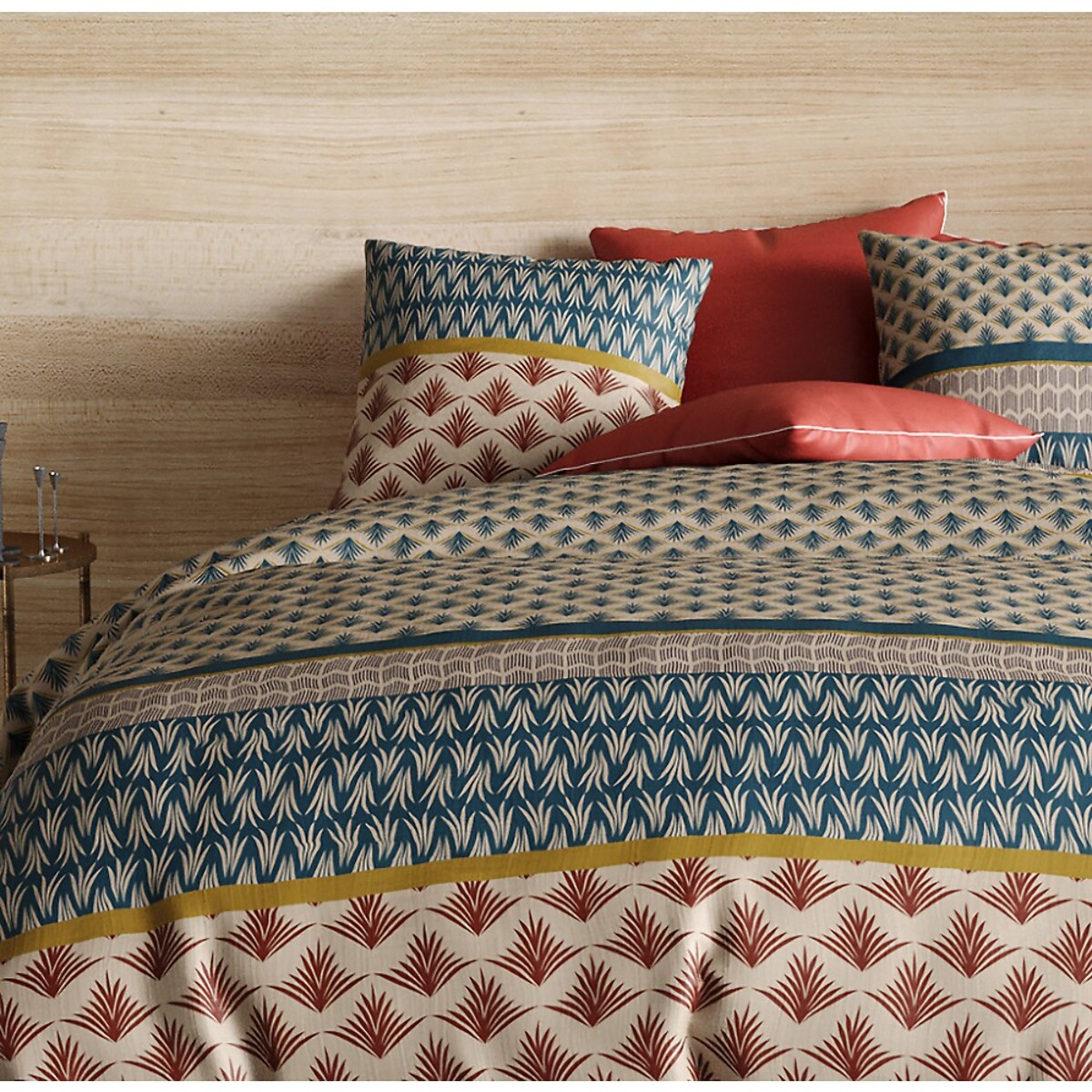 Parure Housse De Couette + 1 taie 100% coton 71fils Manille