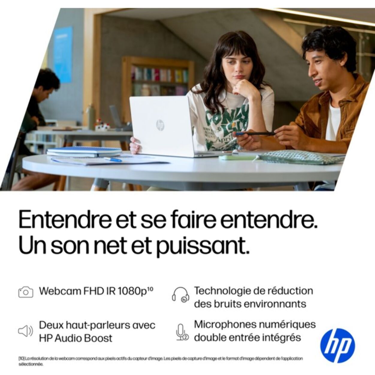 Ordinateur portable HP OmniBook 5 16-bf0005nf 16 pouces OLED Snapdragon X 16 Go RAM LPDDR5x SSD 512 Go Copilot+PC