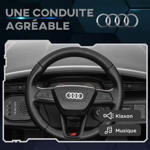 Voiture électrique enfant licence officielle Audi Q8 Sportback e-tron 12V max. 5 Km/h télécommande gris