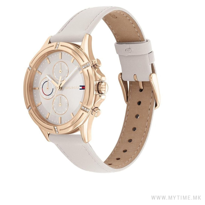Reloj Tommy Hilfiger 1782501 Mujer Analogico Cuarzo con Correa de Cuero