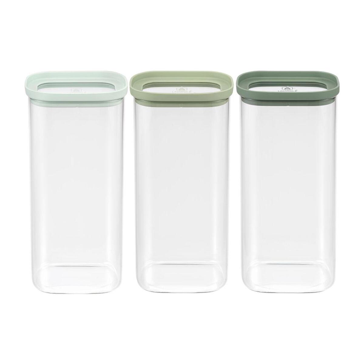 Lot de 3 bocaux en verre 2000ml