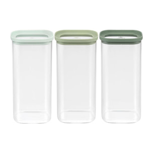 Lot de 3 bocaux en verre 2000ml