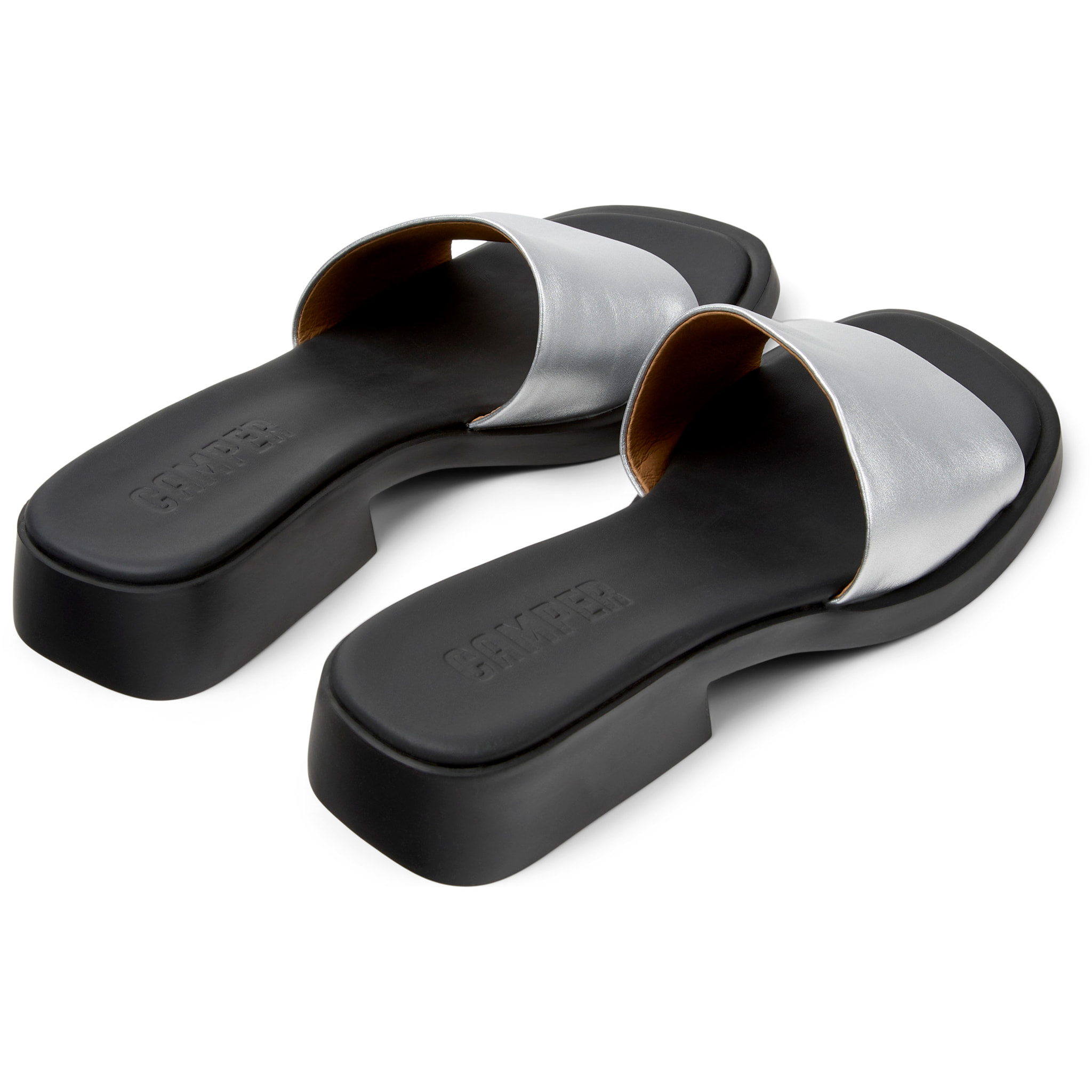 Sandalias - CAMPER Dana - Gris - Cuero liso