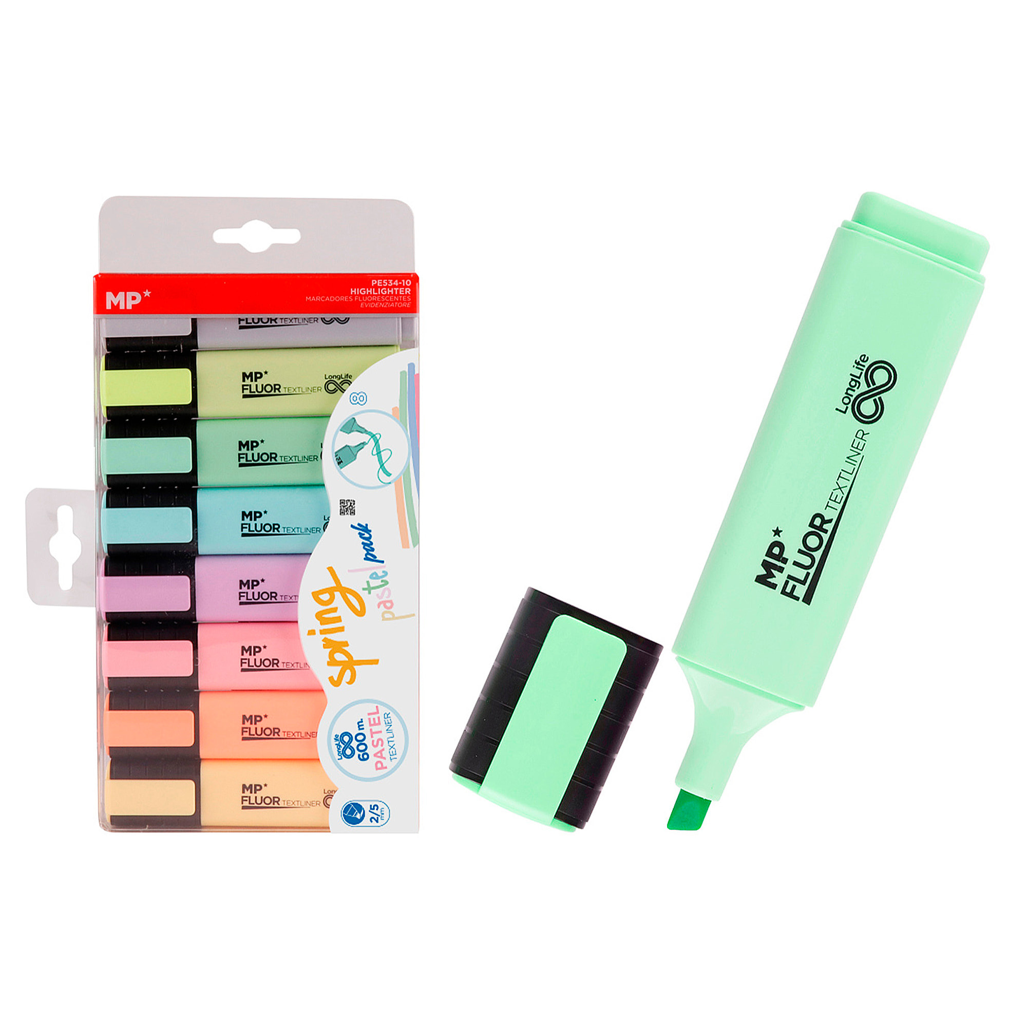 MARCATORE TEXTLINER SPRING PACK 8 pz.