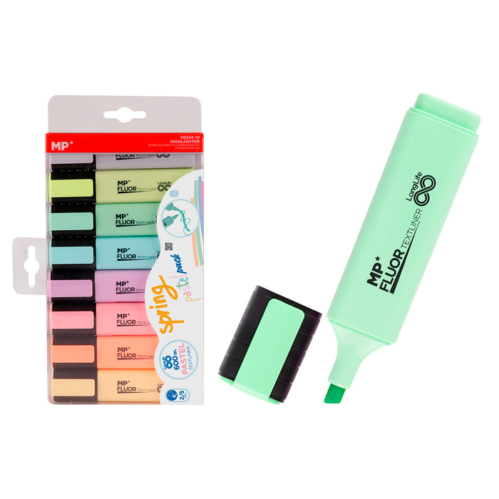 MARCATORE TEXTLINER SPRING PACK 8 pz.