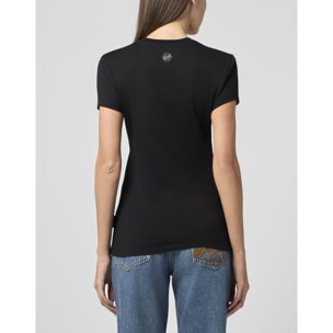 PHILIPP PLEIN Sexy Pure Fit T-Shirt Tennis Club Strass