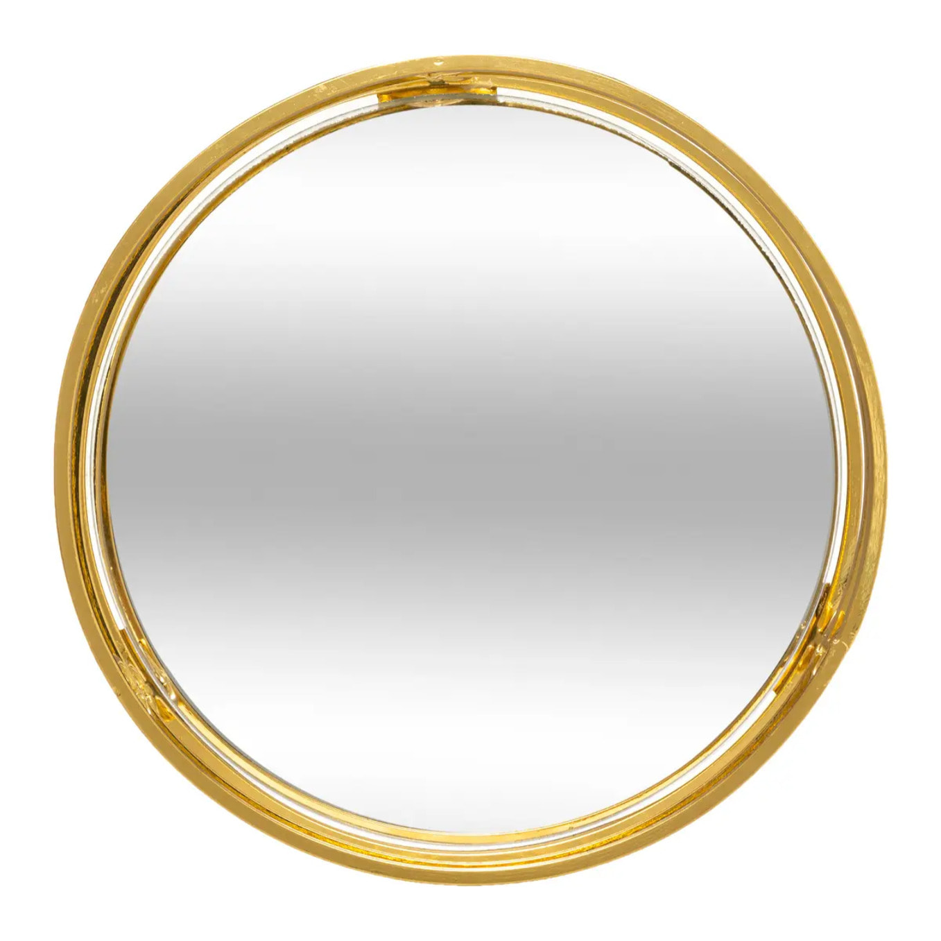 Set de 2 plateaux "Feel" métal doré