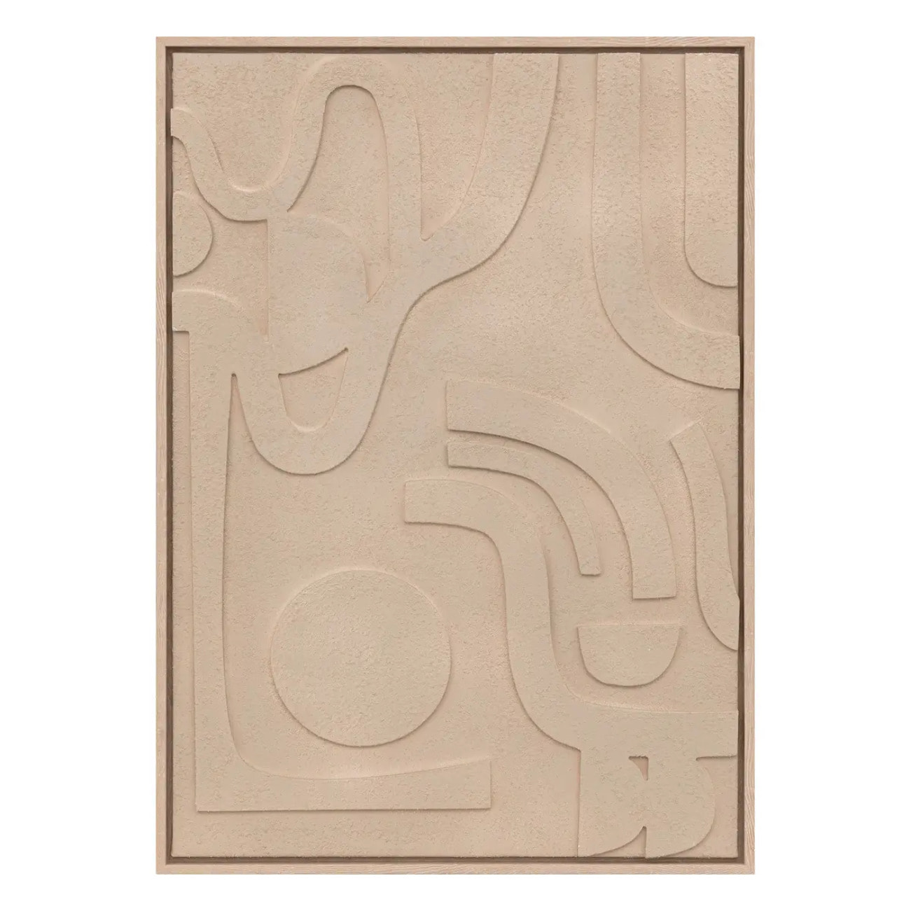 Déco murale 3D Azra beige 50x70cm