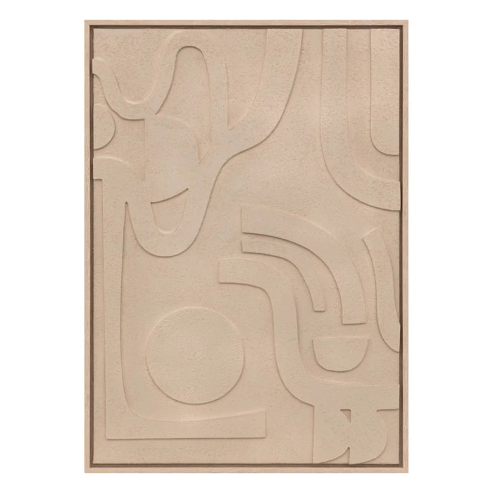 Déco murale 3D Azra beige 50x70cm