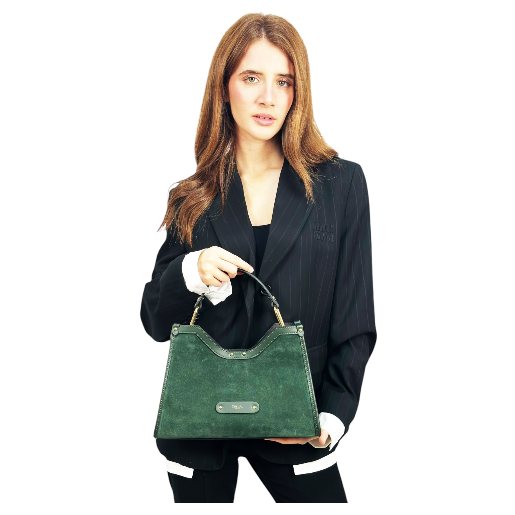 Bolso Hobo Cheval Firenze Capri Mini F/W Verde Oscuro